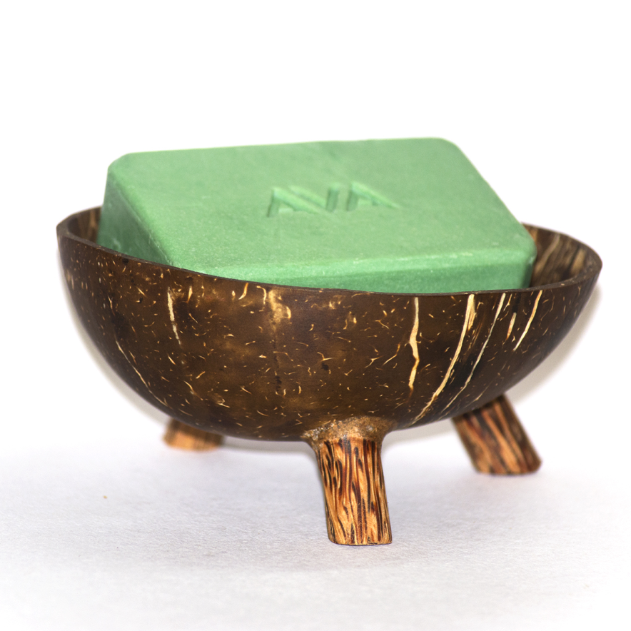coconut soap stand